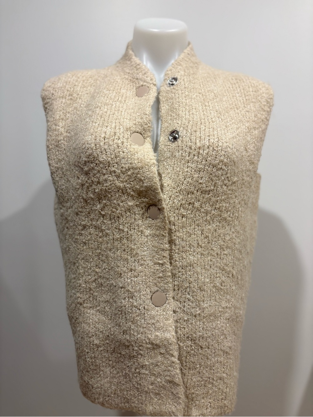 Marks and Spencer’s UK-Cozy Cappuccino Vest
